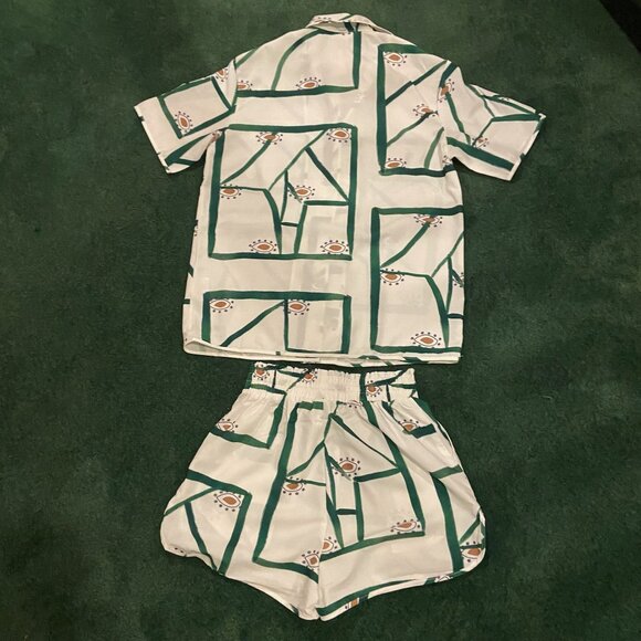 NWOT Commense Printed Linen Two-Piece Set | Sz XS - Picture 12 of 12